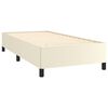 vidaXL Bedframe kunstleer cr&egrave;mekleurig 80x200 cm