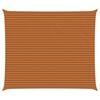 vidaXL Zonneschaduwzeil Oranje en Bruin 7 x 6 m 100% Polyester Oxford