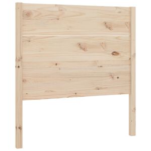 vidaXL Hoofdbord 106x4x100 cm massief grenenhout