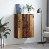 vidaXL Wandkast Wandgemonteerd Oudhout 69,5 x 34 x 90 cm Bewerkt hout