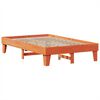 vidaXL Bedframe zonder matras massief grenenhout wasbruin 120x190 cm