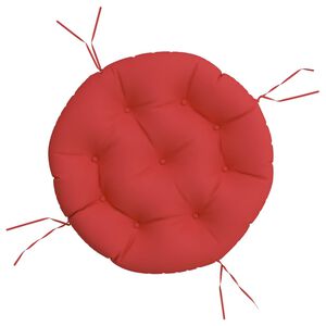 vidaXL Zitkussen rond &Oslash; 60x11 cm oxford stof rood