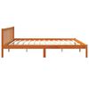 vidaXL Bedframe zonder matras massief grenenhout wasbruin 200x200 cm