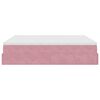vidaXL Ottoman bed met matrassen 180x200cm fluweel roze