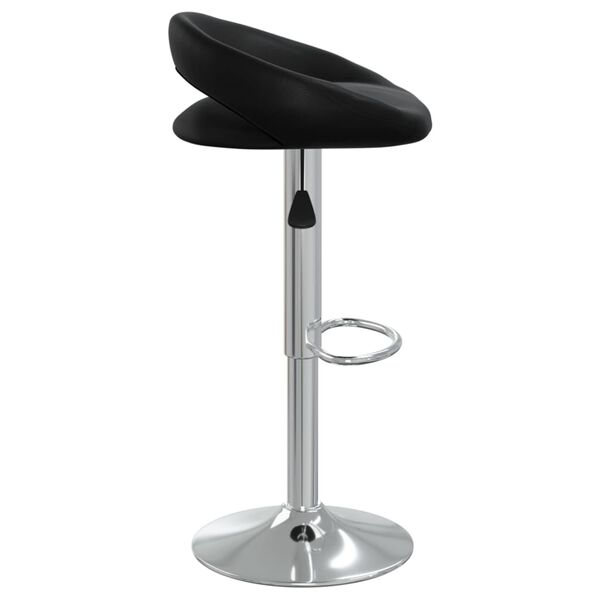 vidaXL Barkruk kunstleer zwart