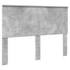 vidaXL Bedframe met hoofdeinde Beton 160 x 200 cm Massief grenenhout