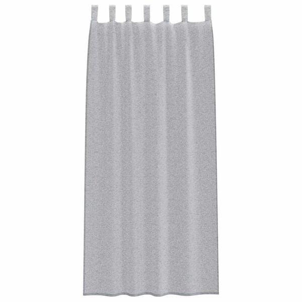 vidaXL Voile Gordijn 2 pcs Donkergrijs 245 x 140 cm Polyester