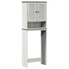 vidaXL Toiletkast VIGO Wit 60 x 27 x 161 cm Massief grenenhout