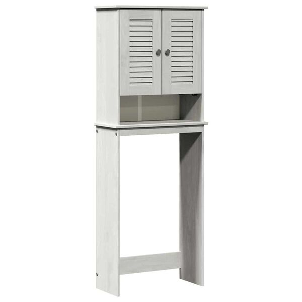 vidaXL Toiletkast VIGO Wit 60 x 27 x 161 cm Massief grenenhout