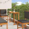vidaXL Tuin Bistro Set 6 pcs Bruin Massief acaciahout