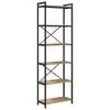 vidaXL Boekenkast Artisan Eiken 60 x 30 x 189,5 cm Bewerkt hout