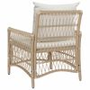vidaXL Tuinstoel Beige 60 x 70 x 78cm poly rattan
