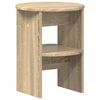 vidaXL Bijzetkast Sonoma Eiken &Oslash;40 x 50 cm Geconstrueerd hout