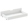 vidaXL Bedframe met 2 lades massief grenenhout wit 90x200 cm