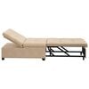 vidaXL Uittrekbare Sofa Bed Cr&egrave;me 194 x 67 x 82 cm Microvezel