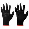 vidaXL Werkhandschoenen 24 st Zwart 7 / S Polyester