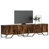 vidaXL Tv-meubel 180x34x41 cm bewerkt hout gerookt eikenkleurig