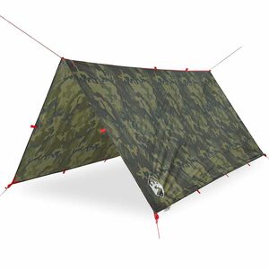 vidaXL Kampeerluifel waterdicht 306x306 cm camouflage