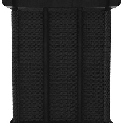 vidaXL Kast met 9 vakken met boxen 103x30x107,5 cm stof zwart