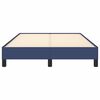 vidaXL Bedframe zonder matras 120x190 cm stof blauw