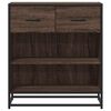 vidaXL Dressoir 68x35x76 cm bewerkt hout bruin eikenkleur