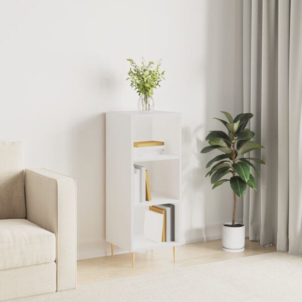 vidaXL Dressoir 34,5x32,5x90 cm bewerkt hout wit