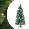 vidaXL Kunstkerstboom met 150 LED met standaard Groen 120 cm PE en PVC