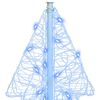 vidaXL Kerstboom met 160 LED Blauw 150 cm Acryl