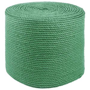 vidaXL 10 st 2 mm Groen 100% Tossa jute