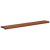 vidaXL Raamsokkel Bruin Hout 160 x 25 x 4,5 cm PVC