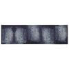 vidaXL Keuken Vloerkleed Blauwe Schaduw 150 x 45 cm 100% Polyamide