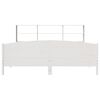 vidaXL Bed met boekenkast zonder matras grenenhout wit 180x200 cm