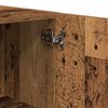 vidaXL Wandkast Wandgemonteerd Oud Hout 60 x 31,5 x 60 cm Bewerkt hout