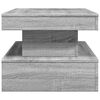vidaXL Salontafel met LED-verlichting 90x50x40 cm grijs sonoma eiken