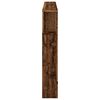 vidaXL Hoofdeinde met LED 180x18,5x103,5 cm bewerkt hout oud hout