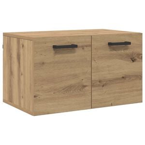 vidaXL Wandkast 60 x 36,5 x 35 cm Bewerkt hout Artisan Eiken