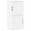 vidaXL Bijzetkast ODDA 40x24x79 cm massief grenenhout wit