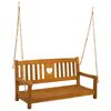 vidaXL Tuin Hangbank Naturel 110 x 56 x 58 cm Massief Acaciahout