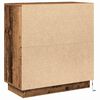 vidaXL Dressoir met plank Oud Hout 71 x 34,5 x 75 cm Bewerkt hout