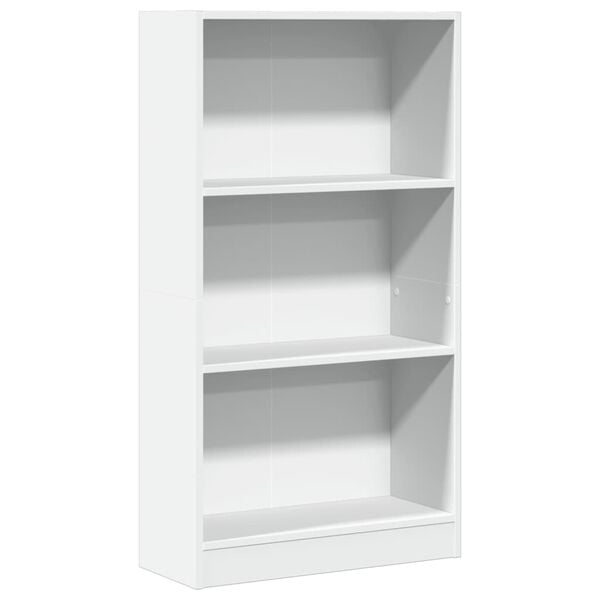 vidaXL Boekenkast 60x24x109 cm bewerkt hout wit