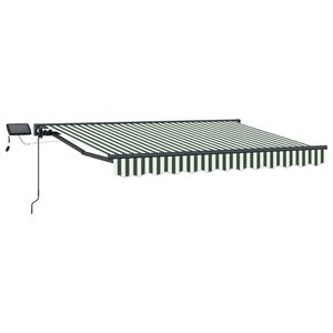 vidaXL Handmatige Luifelhouder met LED's 3 x 2,5 m