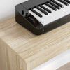 vidaXL Keyboardstand Sonoma Eiken 120 x 32 x 64 cm Bewerkt hout