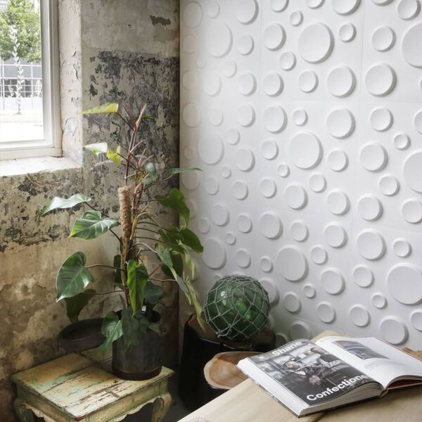 WallArt 12 st Wandpanelen 3D GA-WA11 Craters