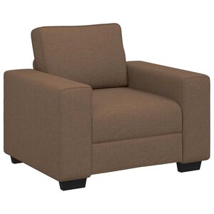 vidaXL Sofastoel Bruin 100x77x82 cm Stof