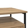 vidaXL Nachtkastje 2 pcs Artisan Eiken 40 x 42 x 55 cm Bewerkt hout
