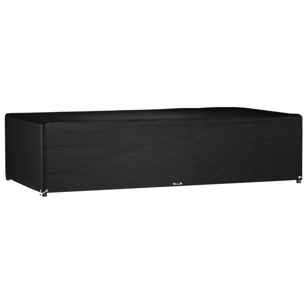 vidaXL Tuinmeubelhoes met 12 oogjes rechthoekig 315x160x75 cm