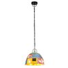 vidaXL Hanglamp industrieel vintage rond 25 W E27 31 cm meerkleurig