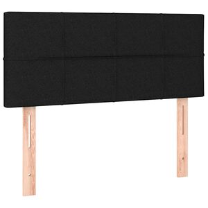 vidaXL Hoofdbord 100x5x78/88 cm stof zwart