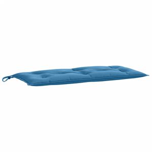 vidaXL Tuinbankkussen 100x50x7 cm stof gem&ecirc;leerd blauw