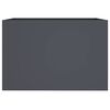 vidaXL Plantenbak 62x40x39 cm staal antracietkleurig